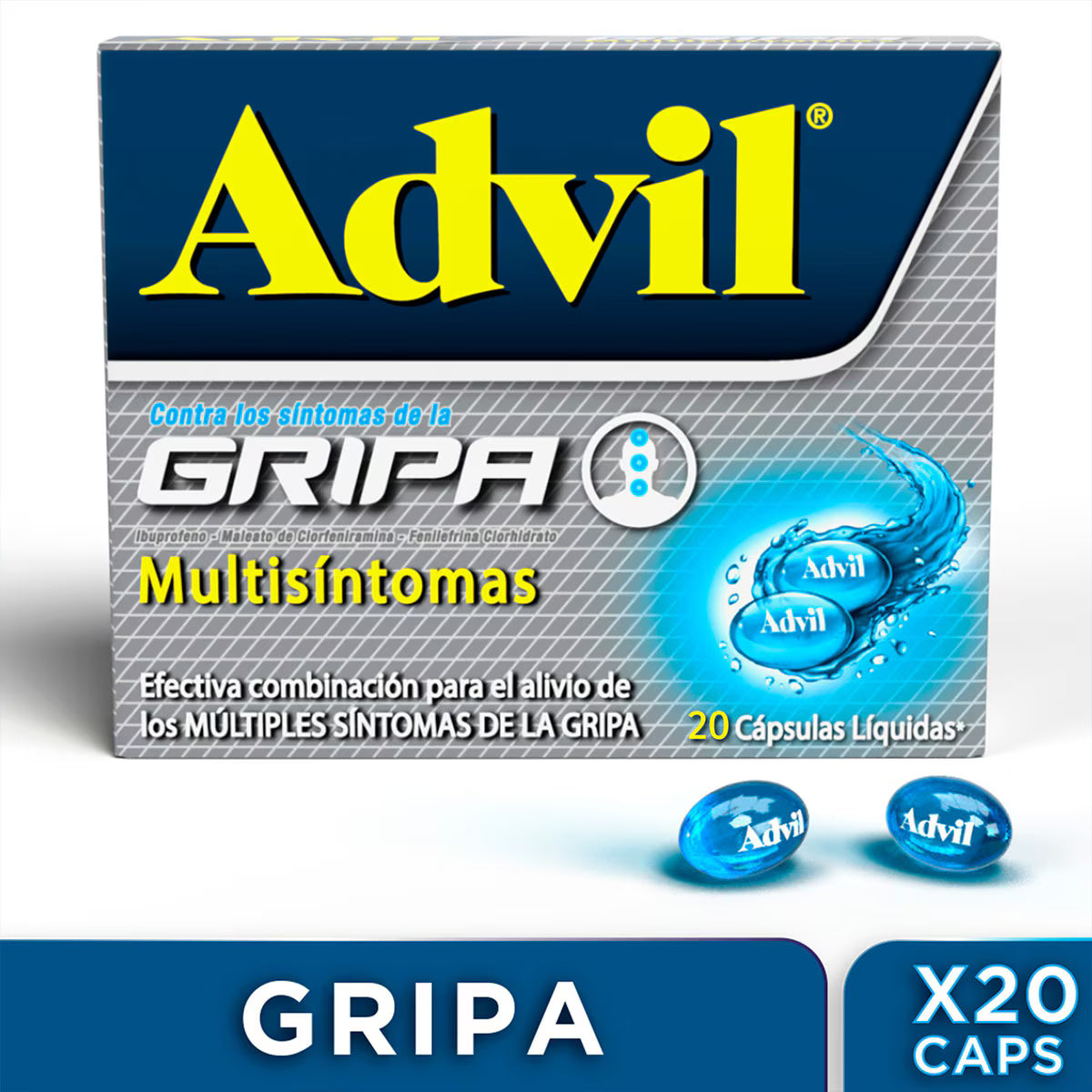 Advil Gripa X 20 Cápsulas