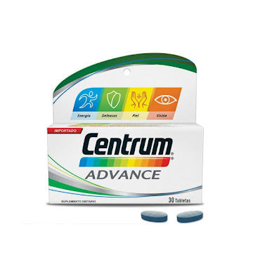 Centrum Advance Multivitamínico Hombres Y Mujeres X 30 Tabletas