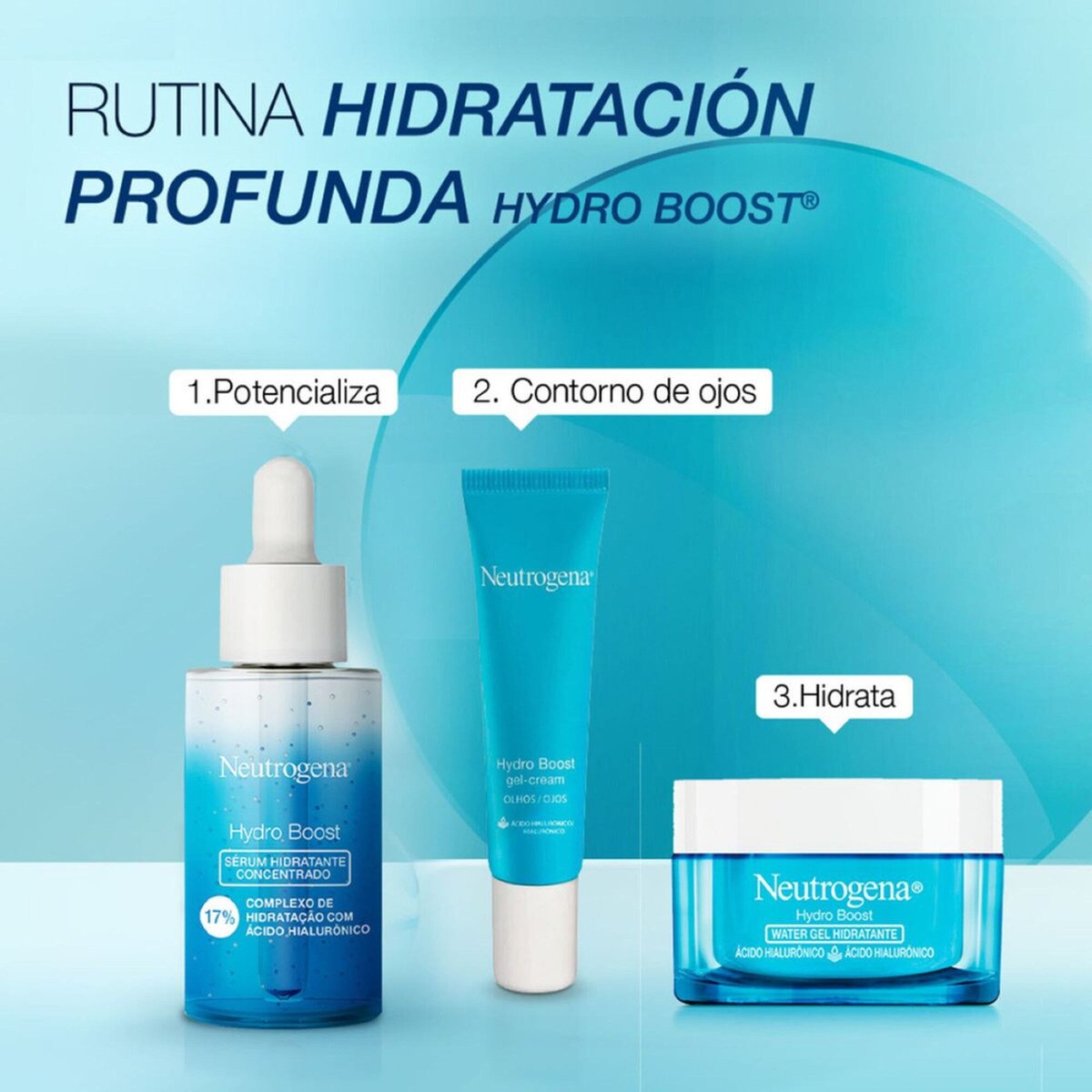 Hidratante Neutrogena Hydro Boost Water Gel Frasco X 50 Gr