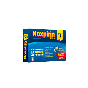 Noxpirin Plus Acetaminofén + Cafeína + Cetrizina + Fenilefrina Siegfried X 6 Cápsulas